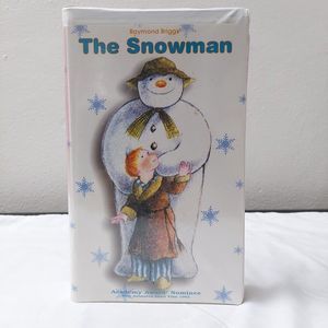The Snowman Raymond Briggs VHS Tape Movie Plastic Shell Columbia Tristar 1996
